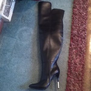 New thigh high heel boots without tag